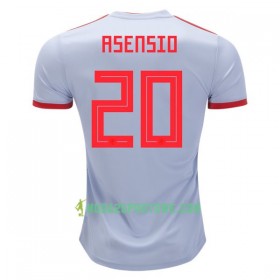 Koszulka Hiszpania Asensio 20 Mistrzostwa Świata 2018 Wyjazdowe Stroje Piłkarskie